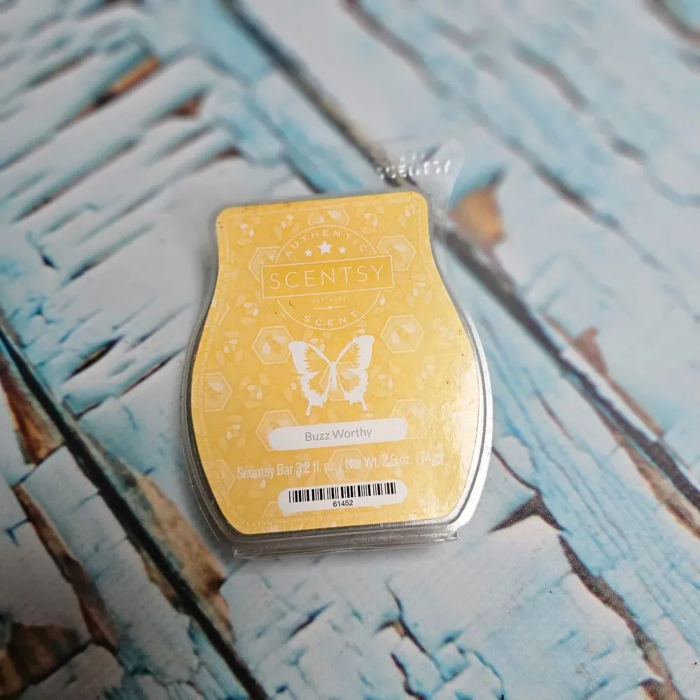 Scentsy Buzz Worthy Wax Bar New Retired Scent 3.2 fl oz Consultant Stash